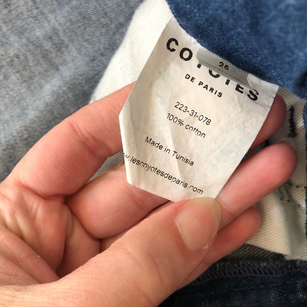 Les Coyotes de Paris Women’s 25 Super Oversized High-Waisted Wide-Leg Jeans EUC! - Picture 13 of 16